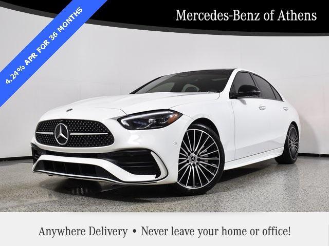 used 2022 Mercedes-Benz C-Class car, priced at $36,981