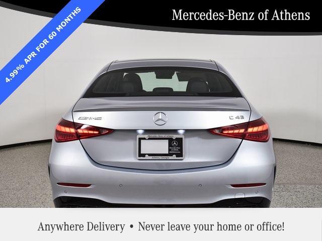 new 2024 Mercedes-Benz AMG C 43 car, priced at $74,585