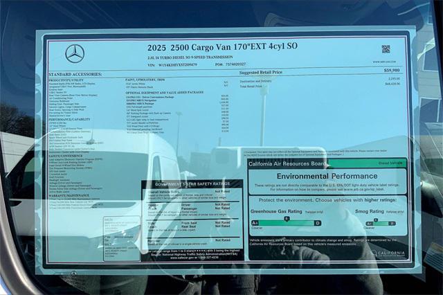 new 2025 Mercedes-Benz Sprinter 2500 car, priced at $68,428