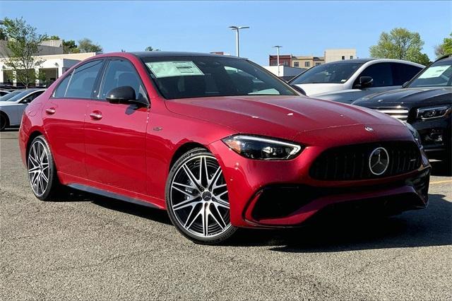 new 2024 Mercedes-Benz AMG C 43 car, priced at $77,915