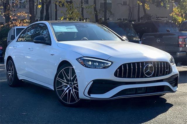 new 2025 Mercedes-Benz AMG C 43 car, priced at $76,465