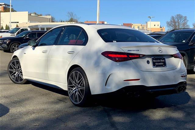 new 2025 Mercedes-Benz AMG C 43 car, priced at $76,465