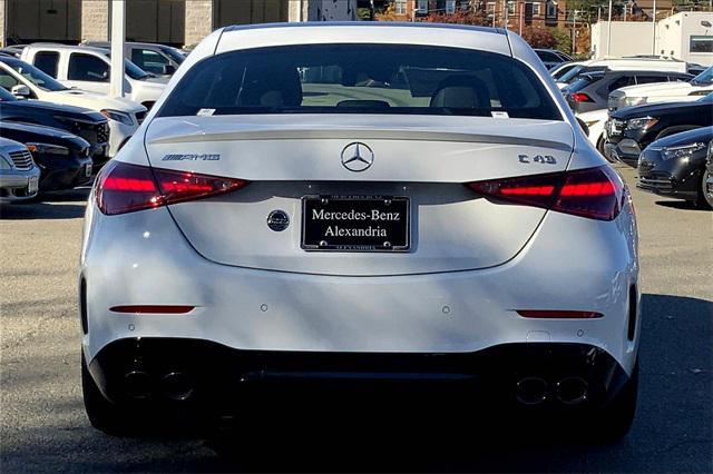 new 2025 Mercedes-Benz AMG C 43 car, priced at $76,465