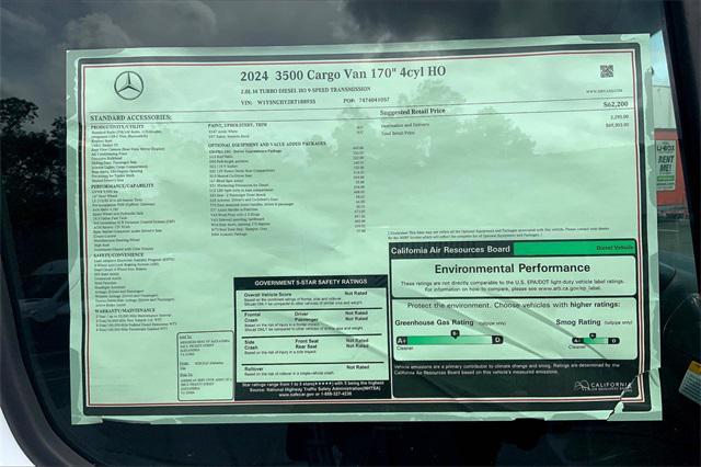 new 2024 Mercedes-Benz Sprinter 3500 car, priced at $69,303