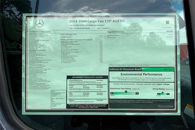 new 2024 Mercedes-Benz Sprinter 2500 car, priced at $65,343