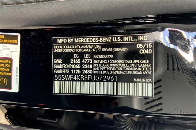 used 2015 Mercedes-Benz C-Class car, priced at $12,886