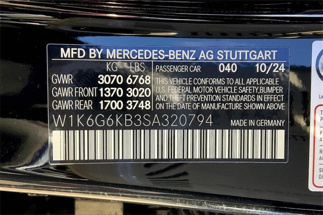 new 2025 Mercedes-Benz S-Class car, priced at $134,815