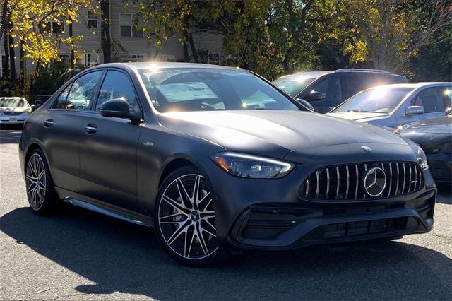 new 2025 Mercedes-Benz AMG C 43 car, priced at $79,715