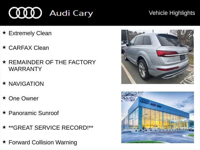 used 2022 Audi Q7 car, priced at $38,950