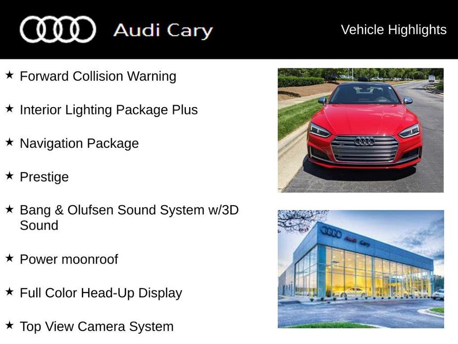 used 2018 Audi S5 car, priced at $28,950