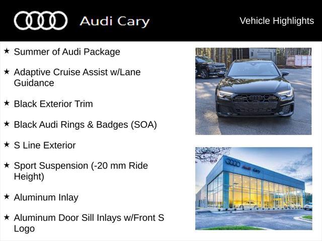 used 2024 Audi A6 car, priced at $44,950