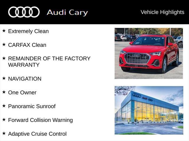 used 2023 Audi Q3 car, priced at $33,590