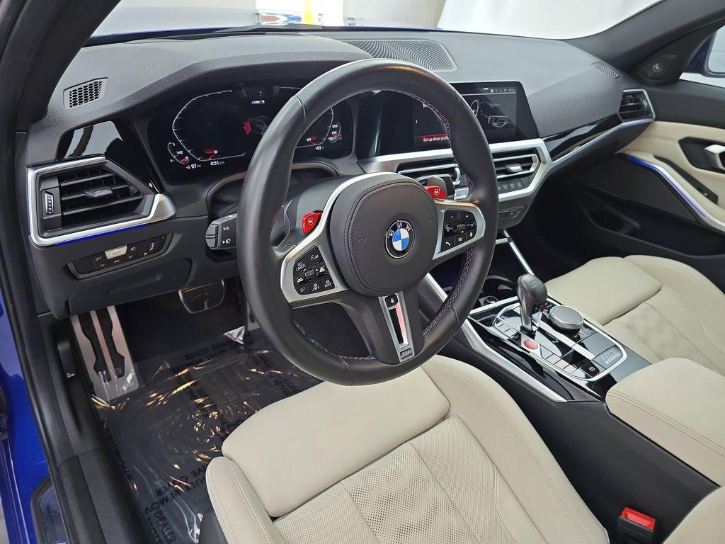 used 2022 BMW M3 car, priced at $76,950