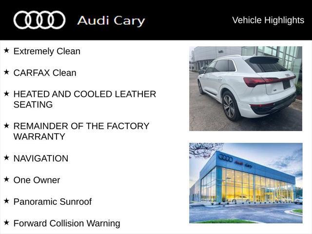 used 2024 Audi Q8 e-tron car, priced at $51,250