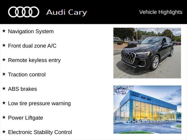 new 2025 Audi Q7 car, priced at $78,066