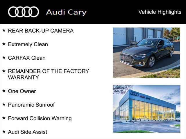 used 2024 Audi A3 car, priced at $31,450