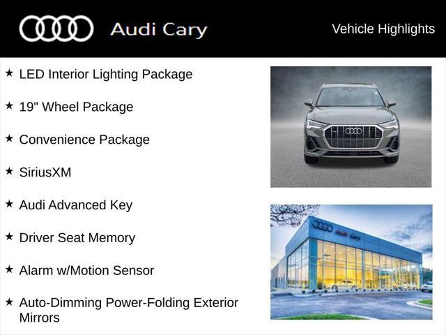 used 2024 Audi Q3 car, priced at $36,450
