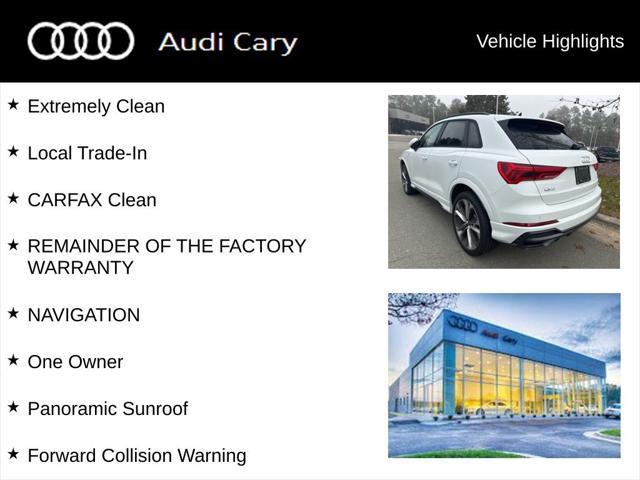 used 2022 Audi Q3 car, priced at $32,250