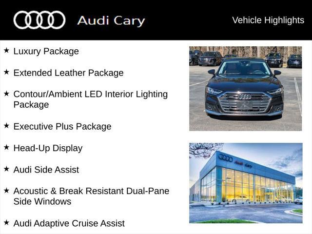 used 2021 Audi A8 car, priced at $51,450