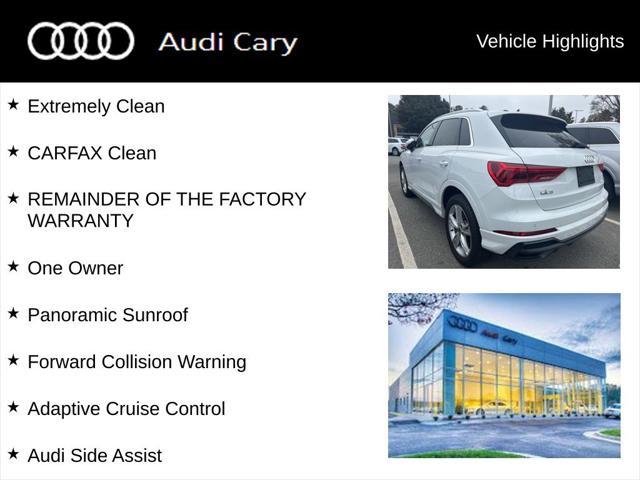 used 2022 Audi Q3 car, priced at $30,450