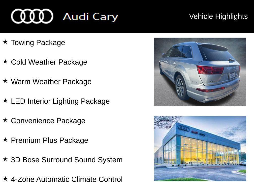 used 2019 Audi Q7 car, priced at $23,950