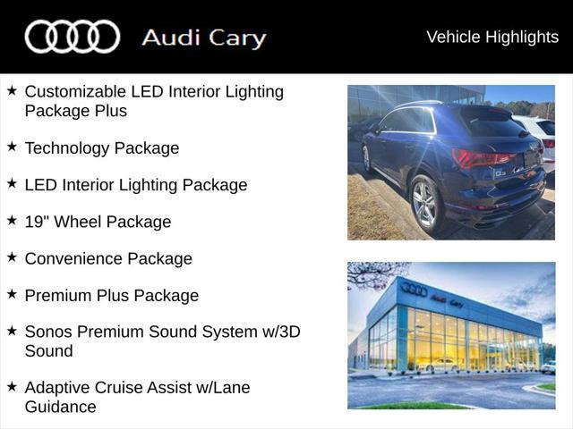 used 2022 Audi Q3 car, priced at $31,950