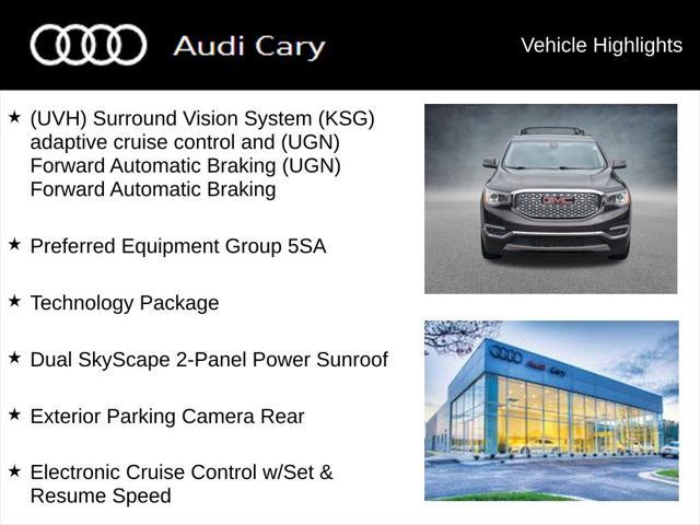 used 2018 GMC Acadia car, priced at $23,950