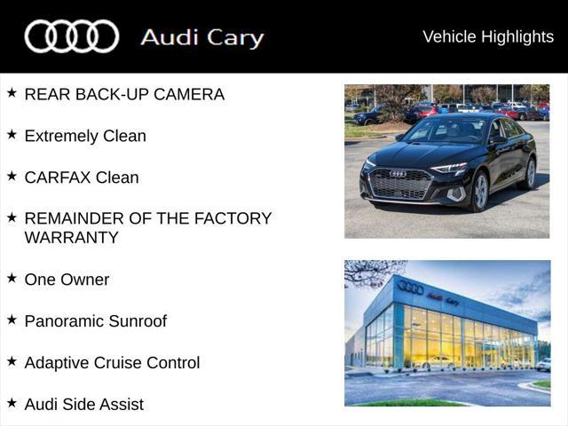 used 2024 Audi A3 car, priced at $34,450