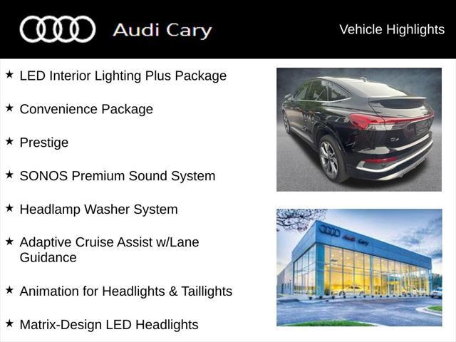 used 2023 Audi Q4 e-tron Sportback car, priced at $32,950