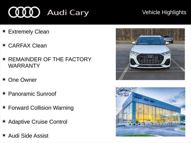 used 2024 Audi Q3 car, priced at $38,950