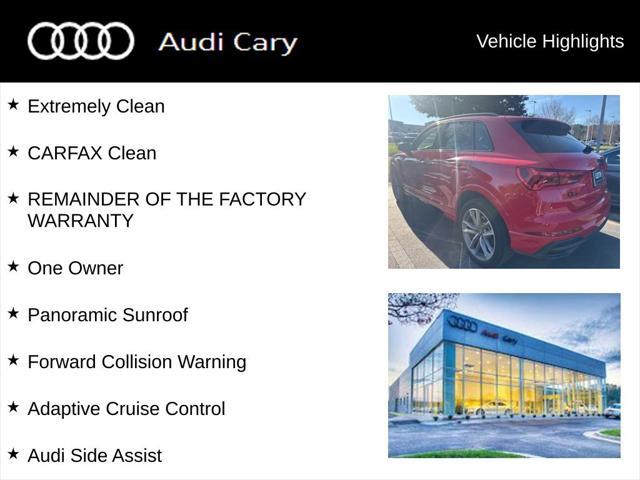 used 2024 Audi Q3 car, priced at $40,450