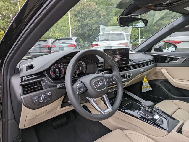 new 2025 Audi A4 car, priced at $54,625