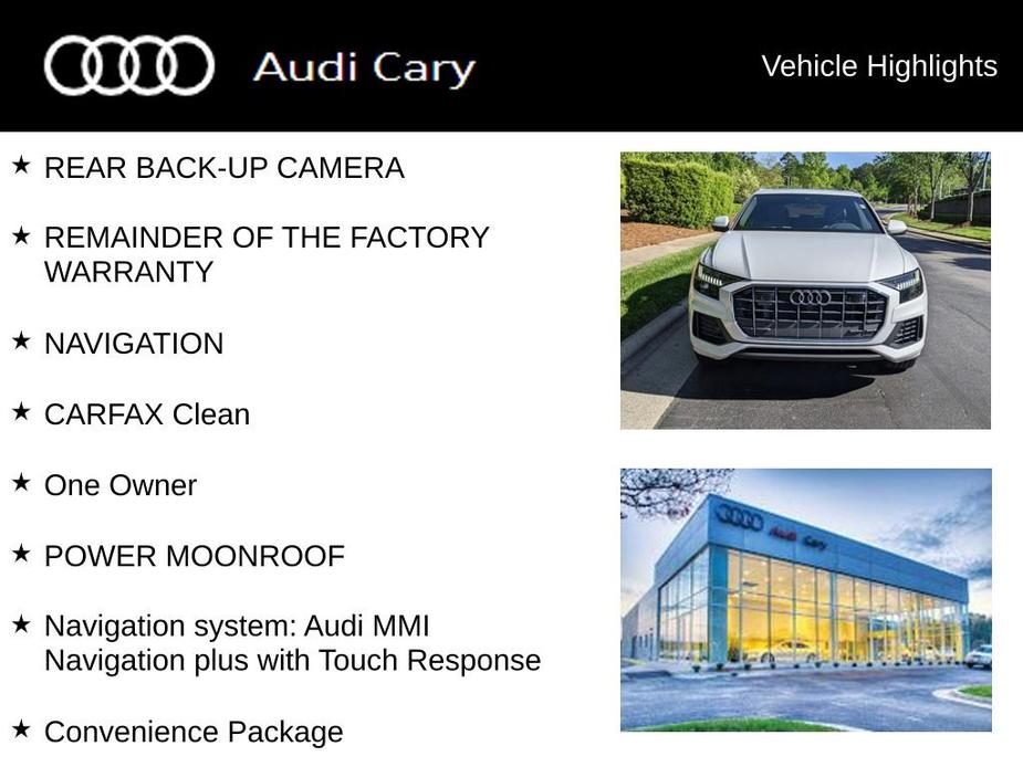 used 2023 Audi Q8 car, priced at $61,950