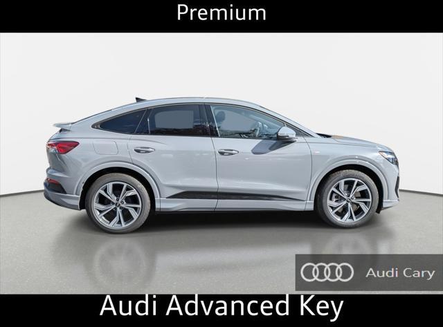 new 2025 Audi Q4 e-tron Sportback car, priced at $56,926