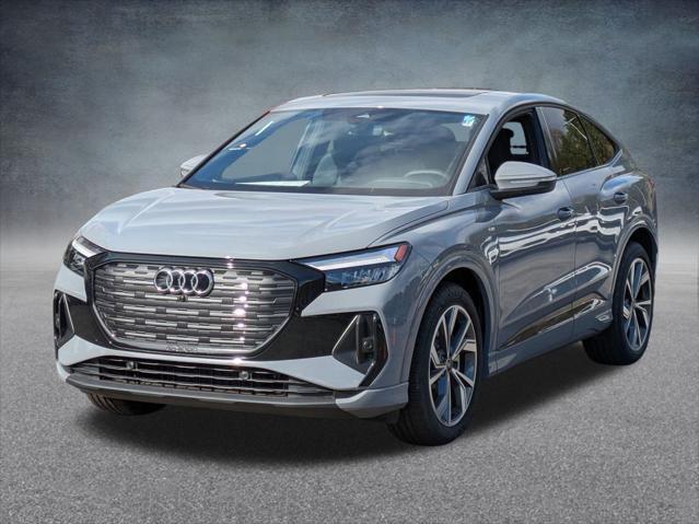 new 2025 Audi Q4 e-tron Sportback car, priced at $63,080