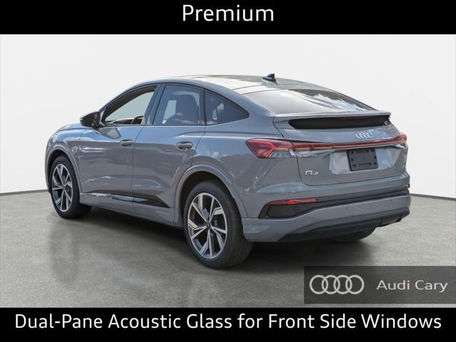 new 2025 Audi Q4 e-tron Sportback car, priced at $56,926
