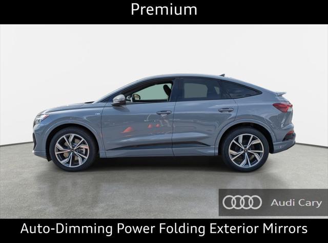 new 2025 Audi Q4 e-tron Sportback car, priced at $56,926