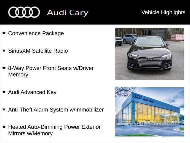 used 2017 Audi A4 car, priced at $17,950