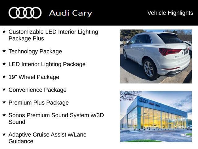 used 2022 Audi Q3 car, priced at $29,950