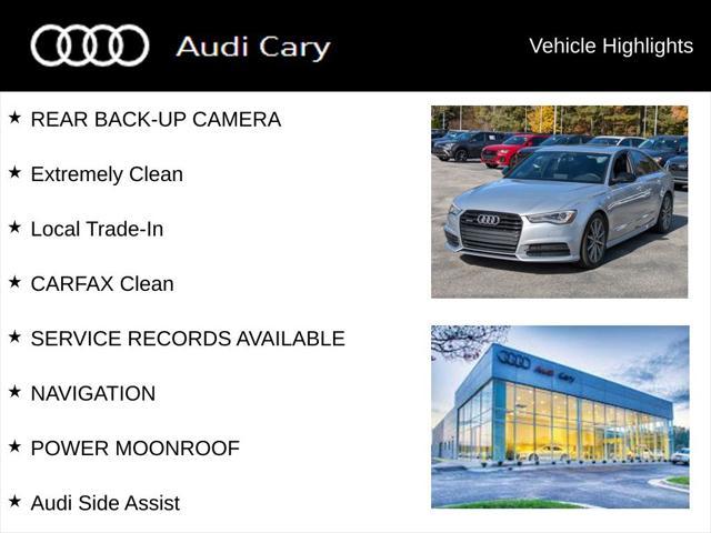 used 2018 Audi A6 car, priced at $25,250