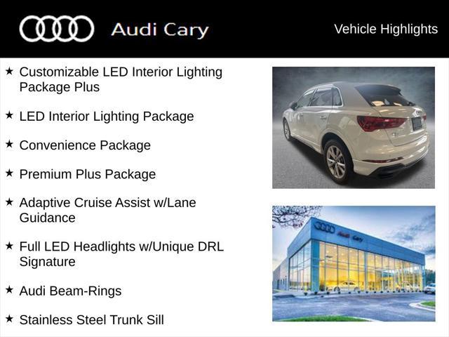 used 2022 Audi Q3 car, priced at $32,750