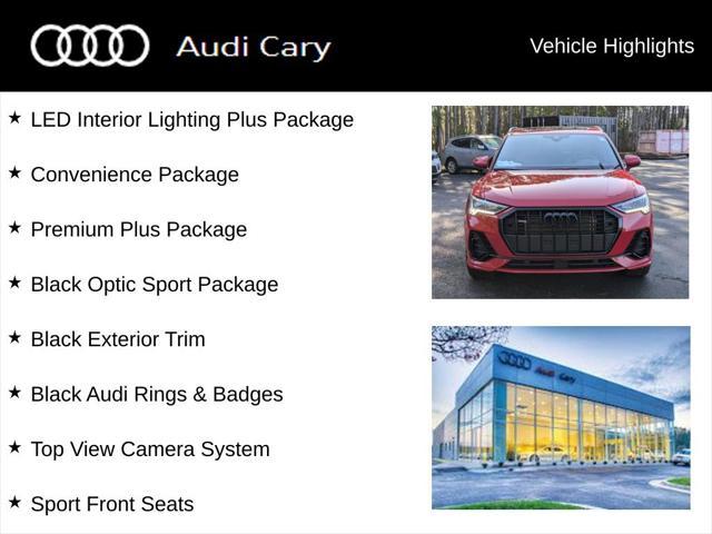 used 2024 Audi Q3 car, priced at $39,950