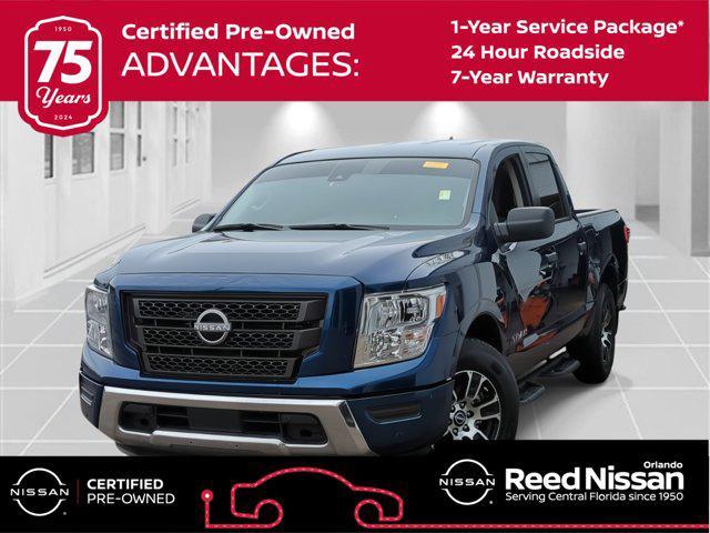 used 2022 Nissan Titan car, priced at $25,991