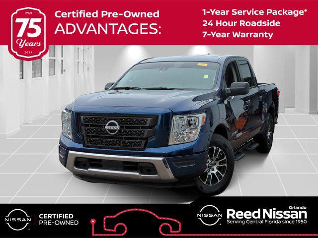 used 2022 Nissan Titan car, priced at $28,133