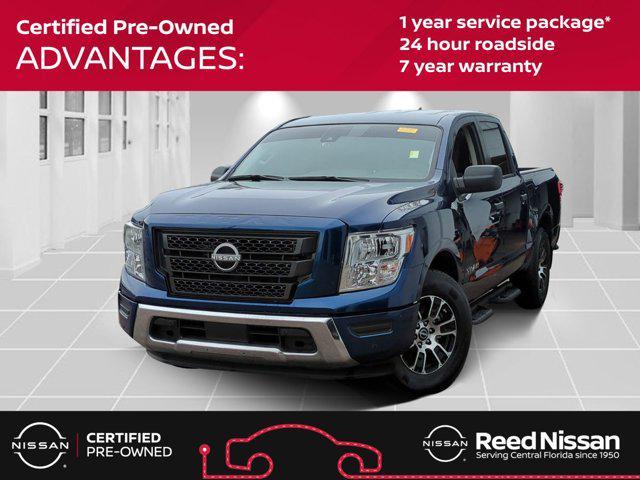 used 2022 Nissan Titan car, priced at $27,491