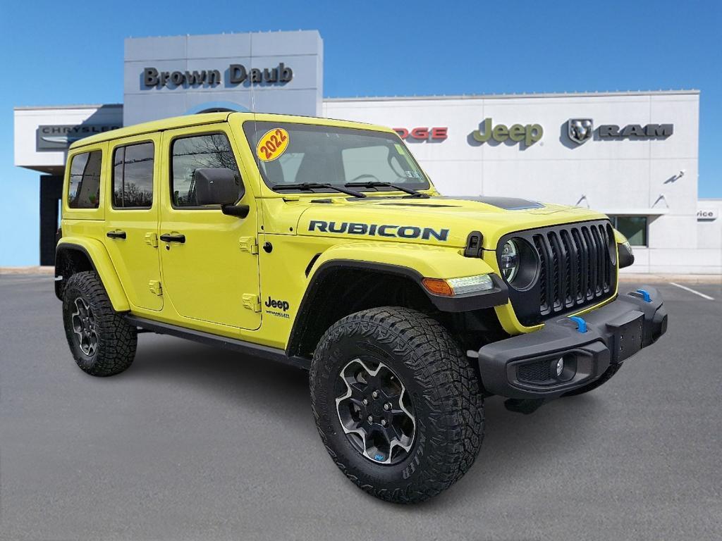 used 2022 Jeep Wrangler Unlimited 4xe car, priced at $37,984