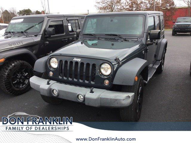 used 2017 Jeep Wrangler Unlimited car, priced at $24,788