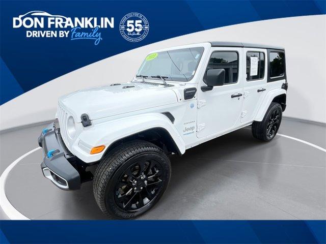 used 2022 Jeep Wrangler Unlimited 4xe car, priced at $32,031