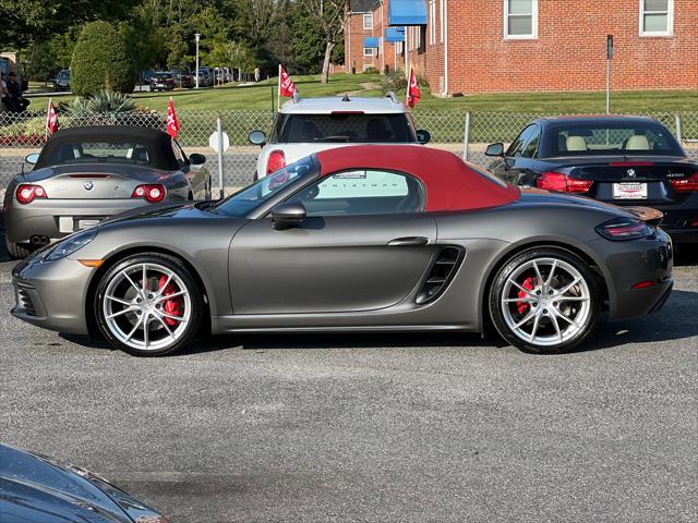 used 2021 Porsche 718 Boxster car, priced at $69,890