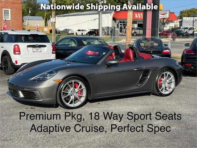 used 2021 Porsche 718 Boxster car, priced at $69,890